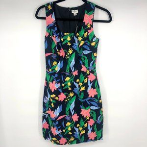 J. Crew Factory Bright Spring Floral print dress 0